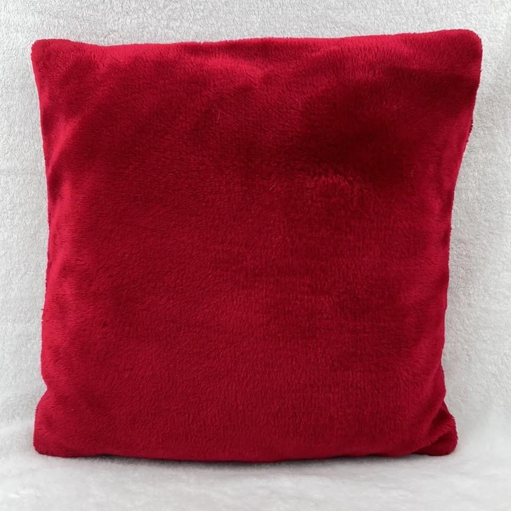 VTG Christmas Santa Claus Plush Pillow 14”